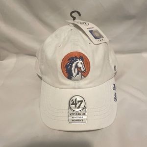 ‘47 Brand Clean Up BOISE STATE BRONCOS Adjustable Strapback BSU Baseball Cap NEW
